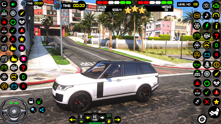 #3. US School Car Game: Car Drive (Android) By: Twins Inc.