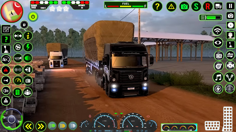 #2. Euro Truck Driving- Truck Game (Android) By: 360 Pixel Studio