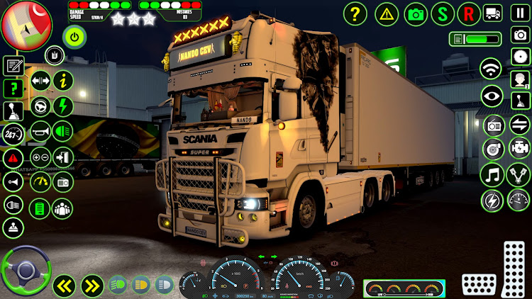 #5. Euro Truck Driving- Truck Game (Android) By: 360 Pixel Studio