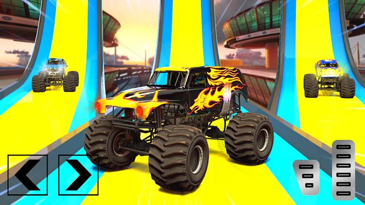 #3. Monster Truck Jam 4x4 Racing (Android) By: GameEnix - Monster Truck Racing,Action Games