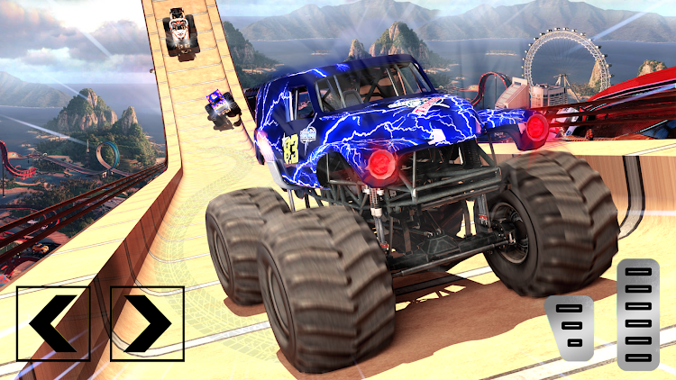 #5. Monster Truck Jam 4x4 Racing (Android) By: GameEnix - Monster Truck Racing,Action Games