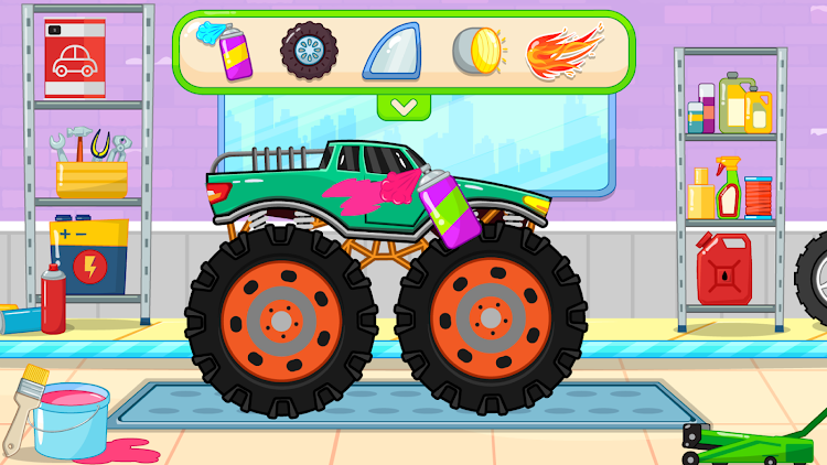 #4. Car Wash & Race Games for Kids (Android) By: GunjanApps Studios