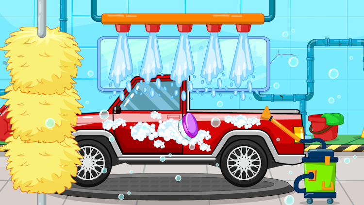 #5. Car Wash & Race Games for Kids (Android) By: GunjanApps Studios