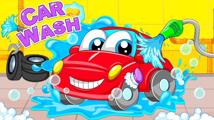 #8. Car Wash & Race Games for Kids (Android) By: GunjanApps Studios