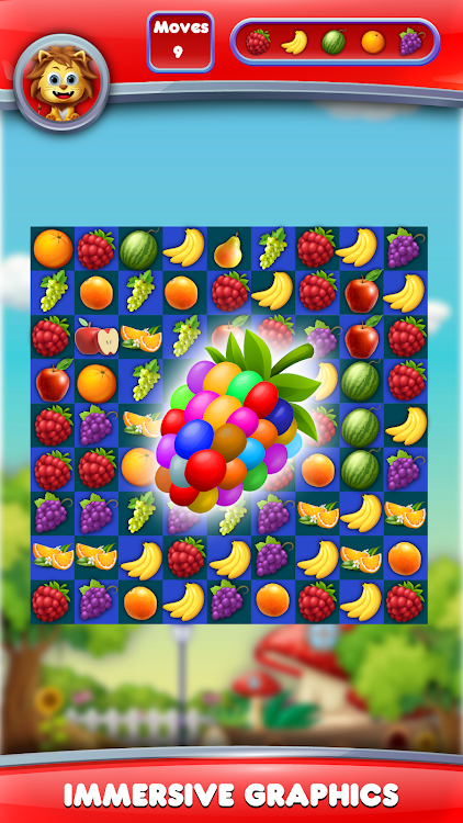 #3. Fruity Blast Match 3 Game (Android) By: GamesPlus