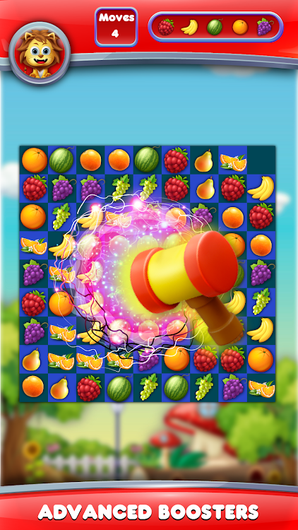 #5. Fruity Blast Match 3 Game (Android) By: GamesPlus