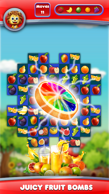 #8. Fruity Blast Match 3 Game (Android) By: GamesPlus