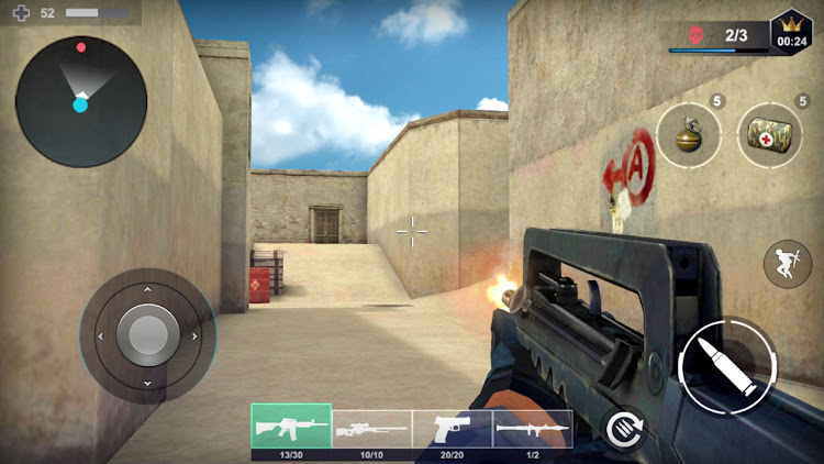 #5. Counter Terrorist: CS Offline (Android) By: C.C.T Games