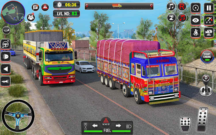 #4. Indian Truck Drive Truck Games (Android) By: X Gamerz