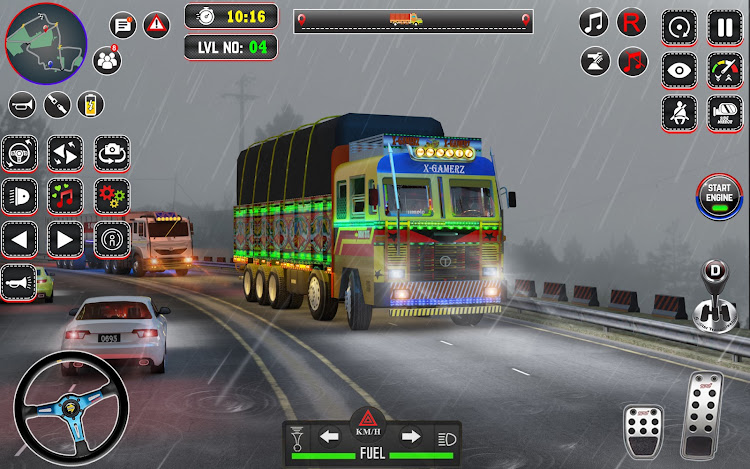 #6. Indian Truck Drive Truck Games (Android) By: X Gamerz