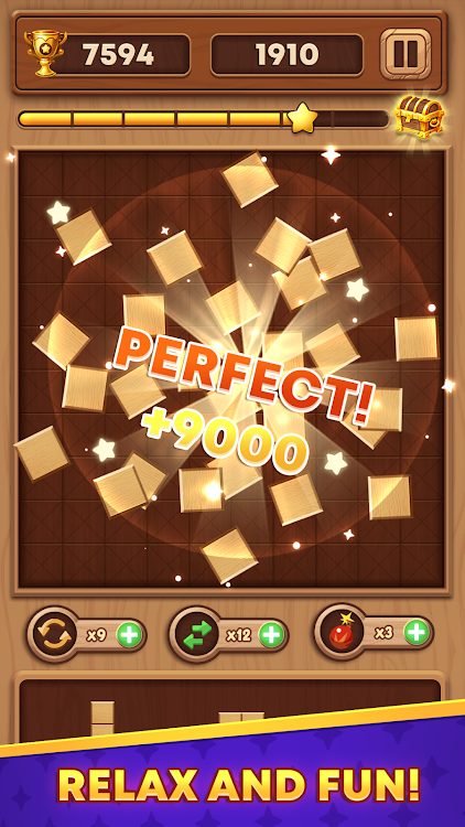 #2. Wood Block - Sudoku Puzzle (Android) By: Fuzzy Mobile Games