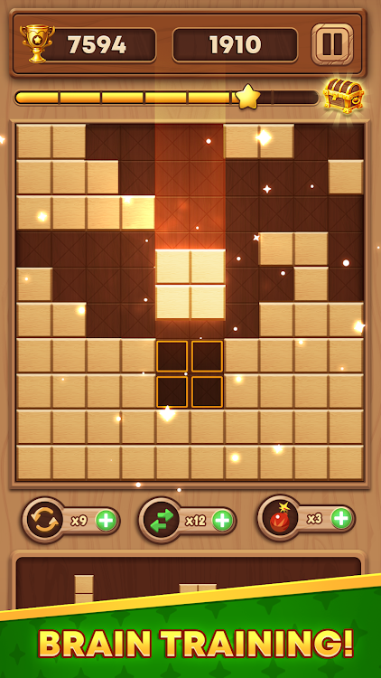 #5. Wood Block - Sudoku Puzzle (Android) By: Fuzzy Mobile Games