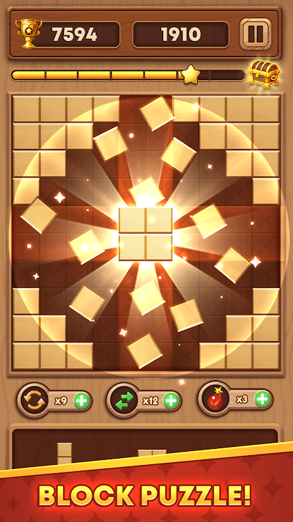 #7. Wood Block - Sudoku Puzzle (Android) By: Fuzzy Mobile Games