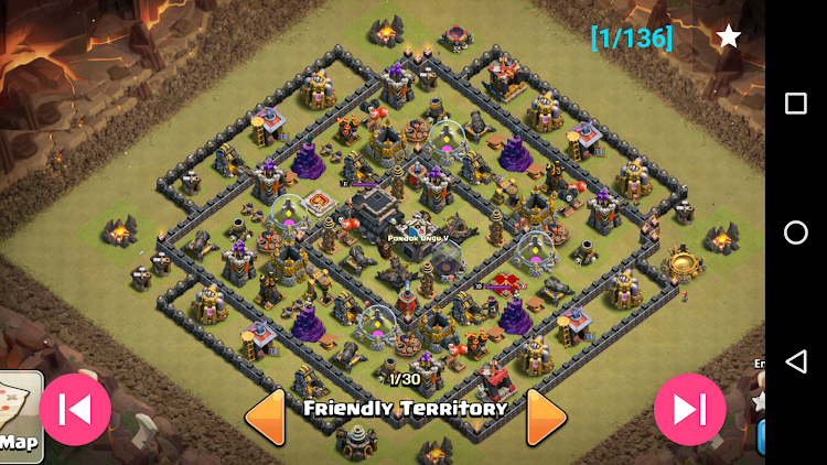 #3. War layouts for Clash of Clans (Android) By: Aries Y Software