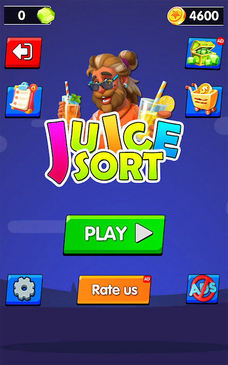 #8. Juice Sort - Water Sort Games (Android) By: Nerd Game Studio