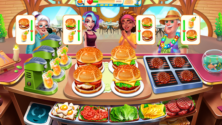 #3. Cooking Fairy: Food Games (Android) By: AdOne Ltd