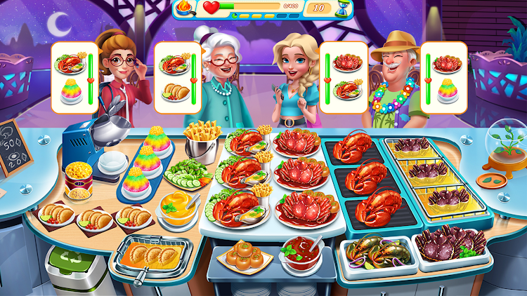 #7. Cooking Fairy: Food Games (Android) By: AdOne Ltd