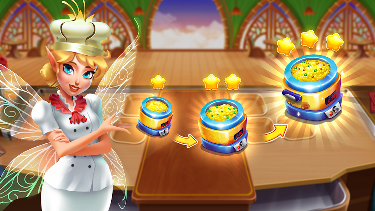 #8. Cooking Fairy: Food Games (Android) By: AdOne Ltd