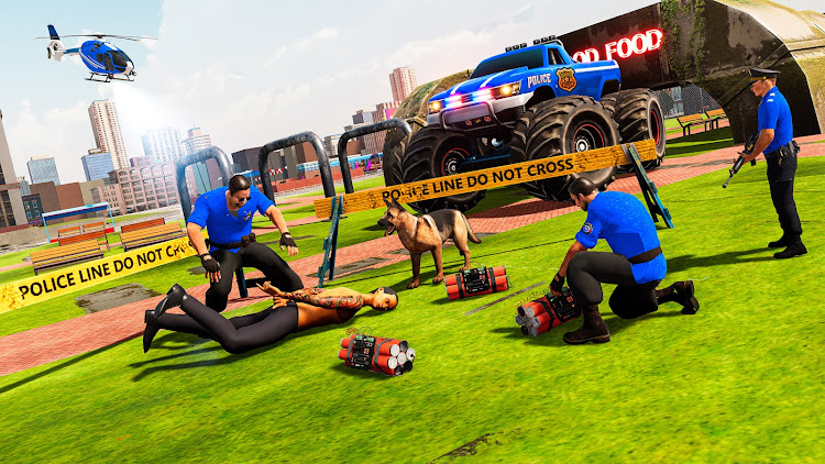 #7. Police Monster Truck Games 3D (Android) By: Dubai Entertainment