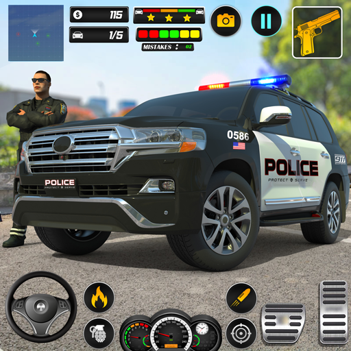 #9. Police Monster Truck Games 3D (Android) By: Dubai Entertainment