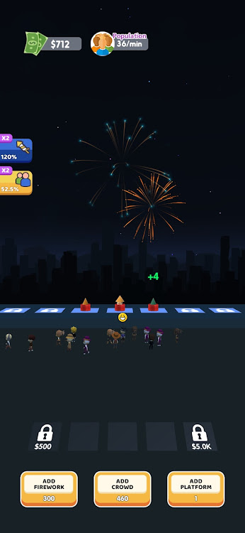 #8. Firework Sky (Android) By: Hyper casual go go