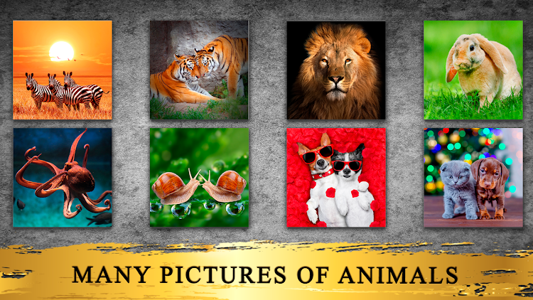 #2. Animals Jigsaw Puzzles Offline (Android) By: Hairstyle Photo Apps