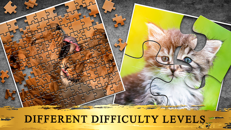 #4. Animals Jigsaw Puzzles Offline (Android) By: Hairstyle Photo Apps