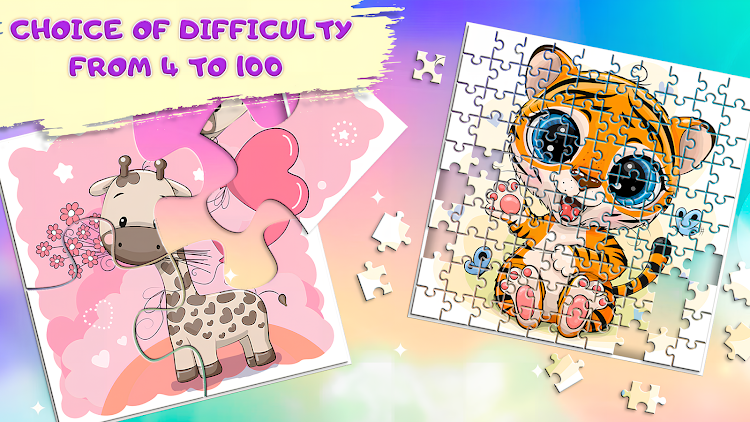 #10. Kids Puzzles Offline (Android) By: Hairstyle Photo Apps