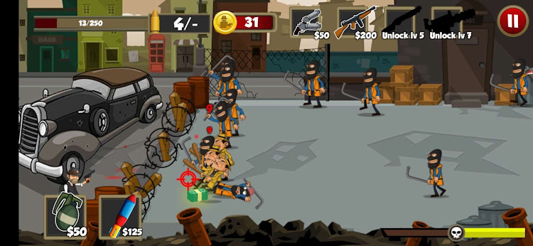 #5. Mafia Gangster King: City Wars (Android) By: Fork Studio