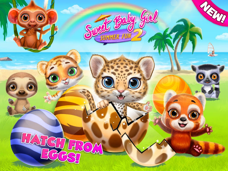 #9. Sweet Baby Girl Summer Fun 2 (Android) By: TutoTOONS