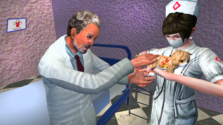 #9. Animal Hospital Pet Life 3D (Android) By: 17th Game Street