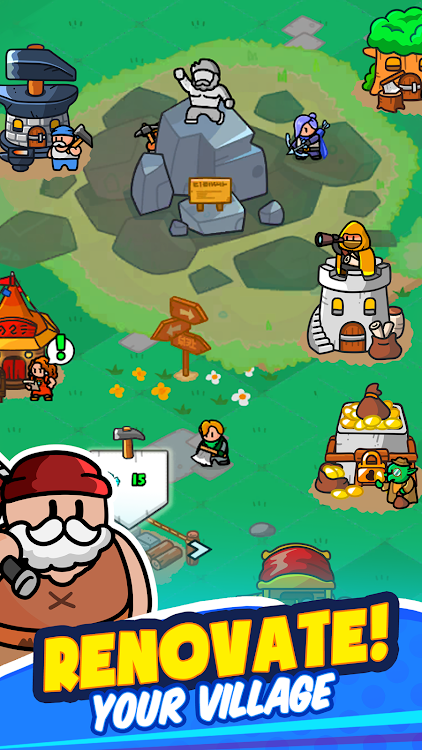 #3. Rumble Heroes - Adventure RPG (Android) By: PLAYHARD STUDIO