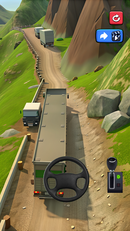 #3. Truck Simulator: hill Climb (Android) By: flying hero