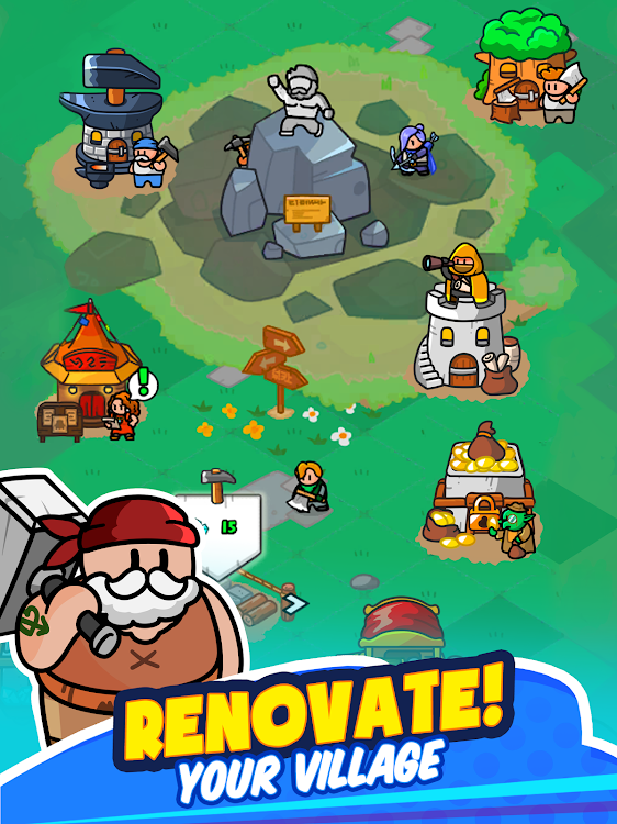 #10. Rumble Heroes - Adventure RPG (Android) By: PLAYHARD STUDIO