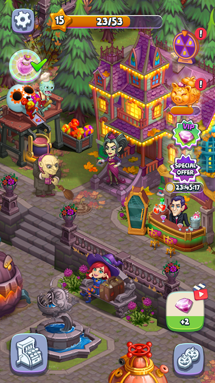 #8. Halloween Farm: Monster Family (Android) By: foranj.games