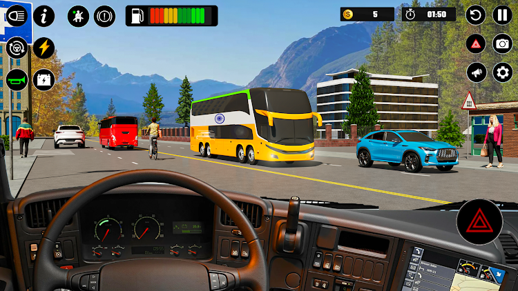 #5. City Passenger Bus Drive Games (Android) By: NexusPlay