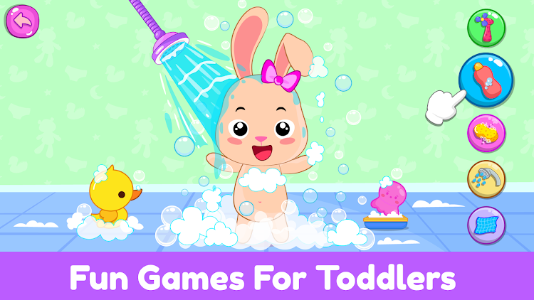 #4. Toddler Games for 2+ year Baby (Android) By: ElePant: Kids Learning Games for Toddlers & Baby