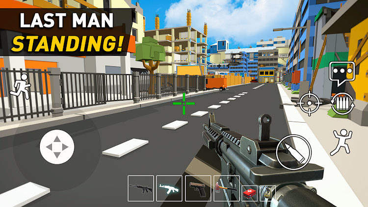 #5. Pixel Danger Zone:Battleroyale (Android) By: Super Games Studio