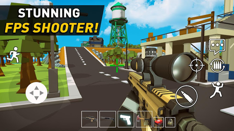 #7. Pixel Danger Zone:Battleroyale (Android) By: Super Games Studio