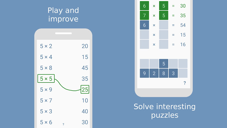 #7. Multiplication - Math Games (Android) By: Pavel Olegovich