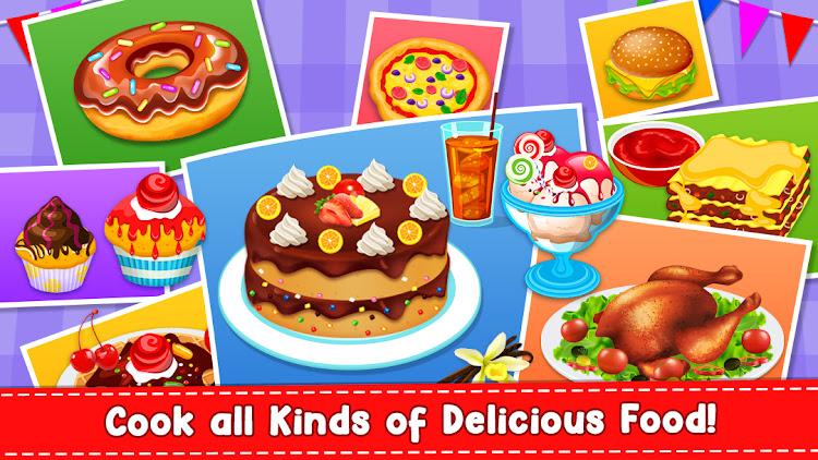 #3. Kids Cooking Games: Fun Games (Android) By: TadkaGames