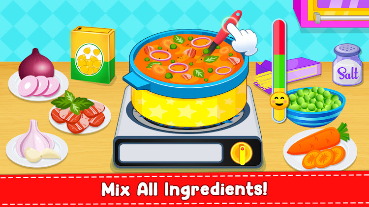 #5. Kids Cooking Games: Fun Games (Android) By: TadkaGames