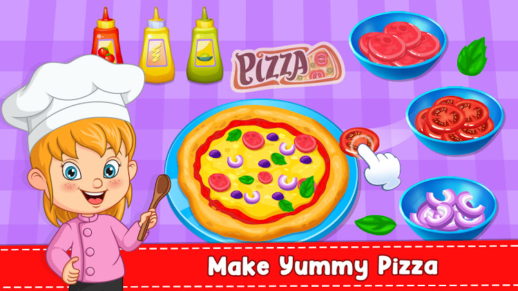 #6. Kids Cooking Games: Fun Games (Android) By: TadkaGames