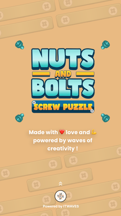 #6. Nuts & Bolts - Screw Puzzle (Android) By: IT WAVES