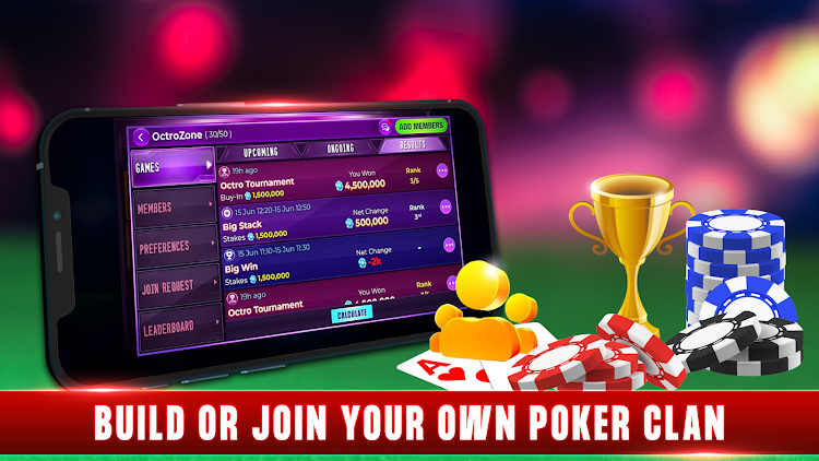 #7. Octro Poker holdem poker games (Android) By: Octro, Inc.