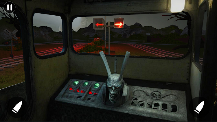 #7. Scary Spider Horror Train Game (Android) By: Knight Wolf