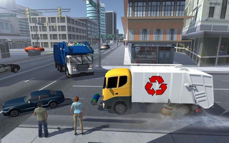 #6. Road Garbage Dump Truck Driver (Android) By: MobilMinds Apps