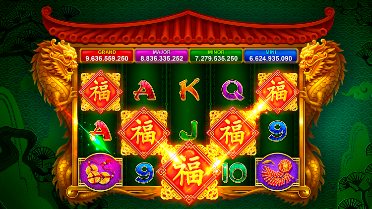 #2. Treasure Dragon - Online Slots (Android) By: Spiral Interactive