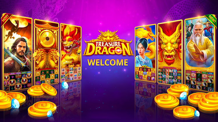 #7. Treasure Dragon - Online Slots (Android) By: Spiral Interactive