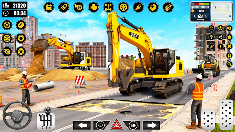 #3. Real Offroad Construction Game (Android) By: Game Pace